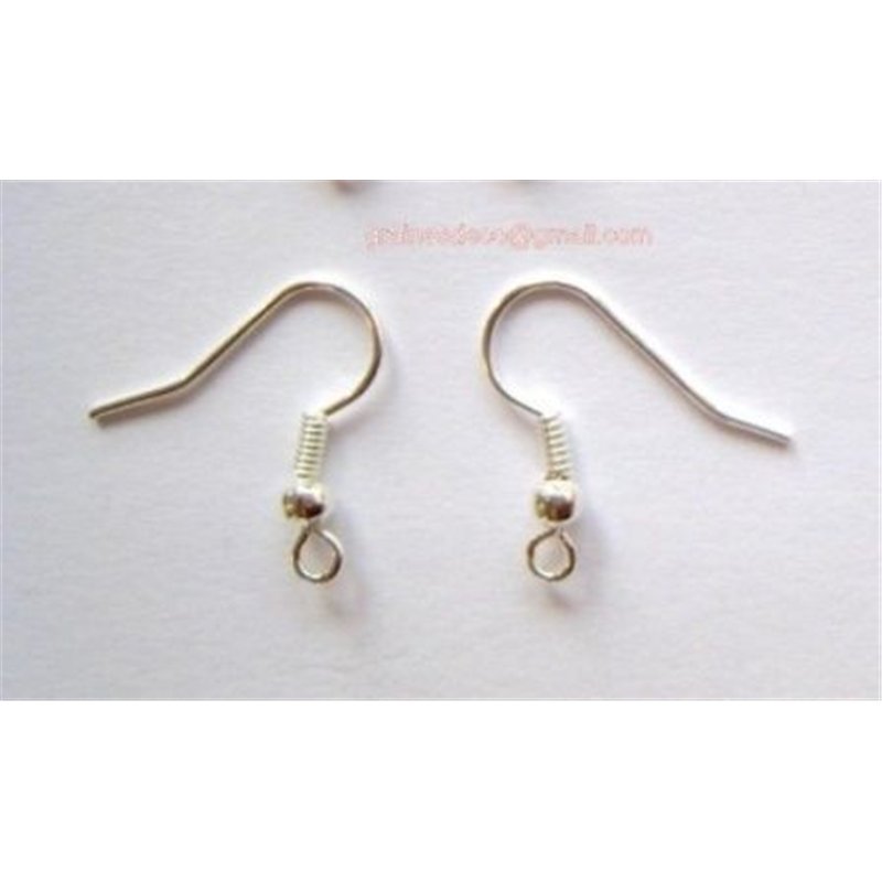 Support boucle d oreille couleur  Argent  x2