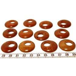 Tagua ellipse grand 30mm marron