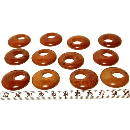 Tagua ellipse grand 30mm marron