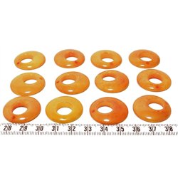 Tagua ellipse grand 30mm orange