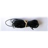 Fil de cuir 1mm noir x 1m