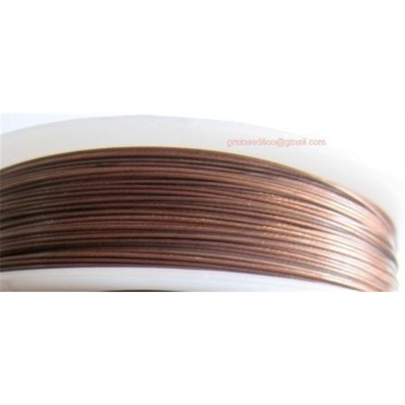 Fil cablé couleur  Cuivre  0,45mm  mètre