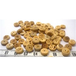 Coco anneau 07 08mm blanchi