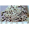 Intercalaire perle 3mm argentée
