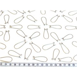 Support boucle d oreille crochet couleur bronzex2