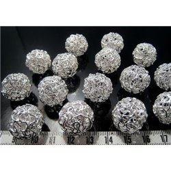 Cocon boule argenté