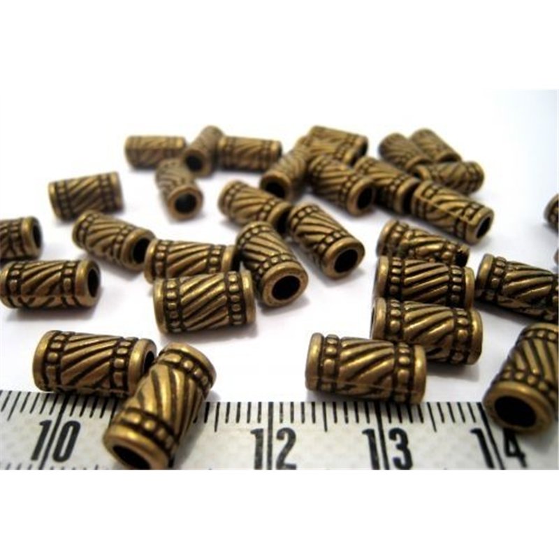 Intercalaire cylindre antique bronze