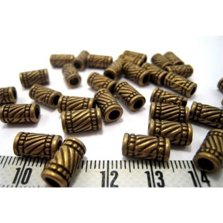 Intercalaire cylindre antique bronze