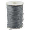 Fil polyester ciré 1mm gris x 1m