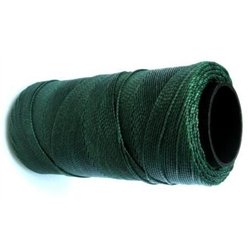 Fil polyester Linhasita© ciré vert sapin 1mm x 1m