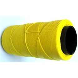 Fil polyester Linhasita© ciré jaune 1mm x 1m