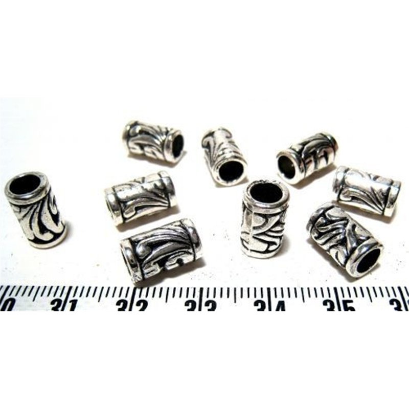 Intercalaire cylindre antique argent
