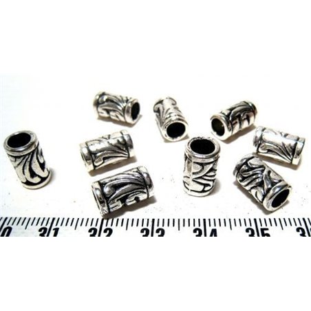 Intercalaire cylindre antique argent