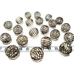 Spirale perle 15mm bronze
