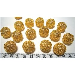 Cocon boule dorée