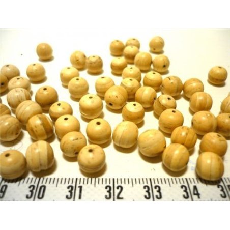 Coco perle 8mm blanc