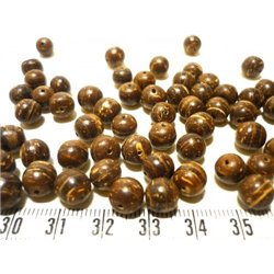 Coco perle 8mm marron