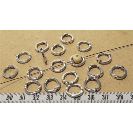Anneau cadre petit  argent