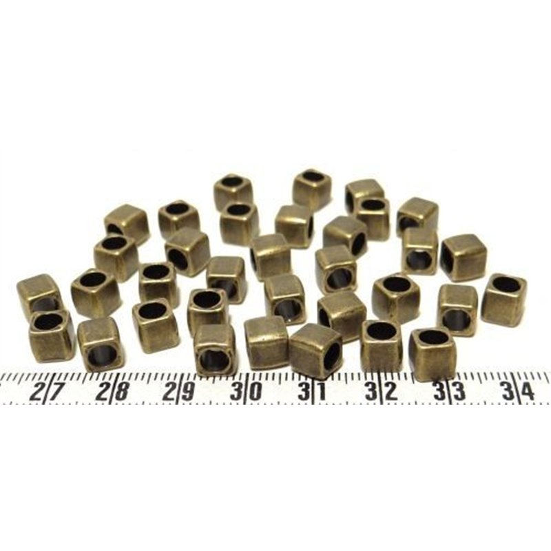 Intercalaire cube bronze