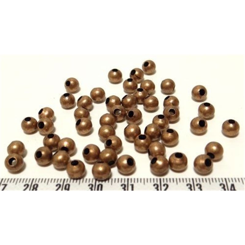 Intercalaire perle 6mm cuivre