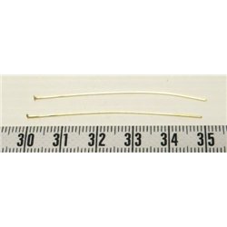 Tige boucle d oreille or 5cm x2
