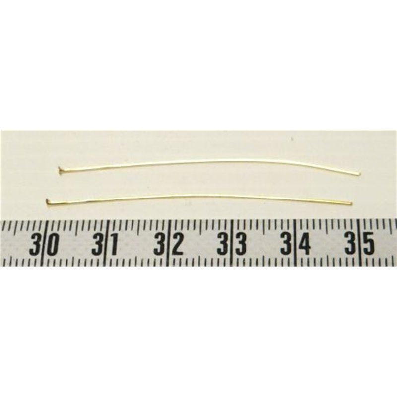 Tige boucle d oreille or 5cm x2
