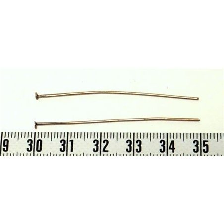 Tige boucle d oreille cuivre 5cm x2