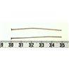 Tige boucle d oreille cuivre 5cm x2