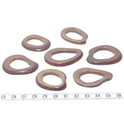 Tagua donut marron