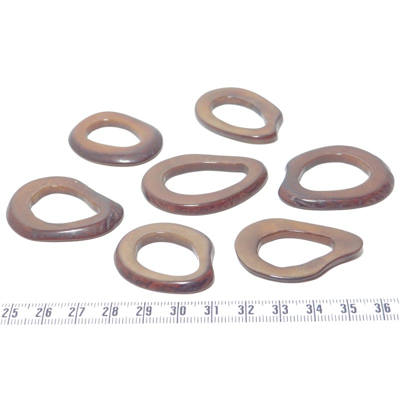 Tagua donut marron