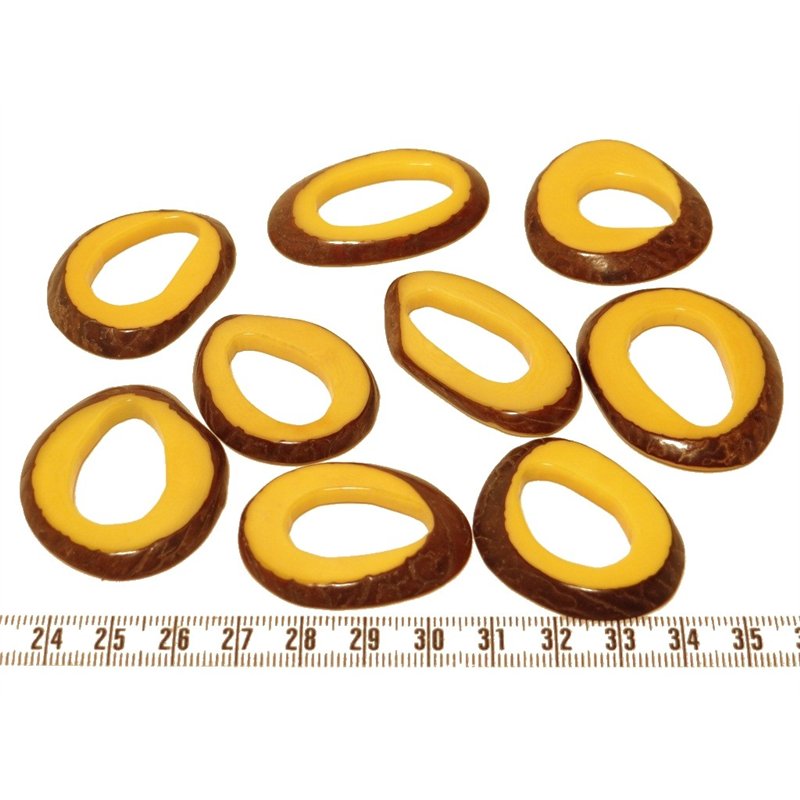 Tagua donut jaune