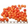 Tagua perle  9mm orange