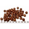 Tagua perle  9mm marron