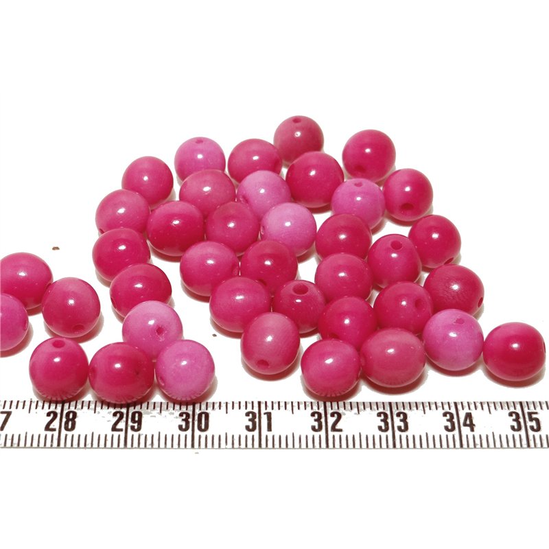 Tagua perle  9mm rose