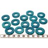 Tagua anneau  bleu