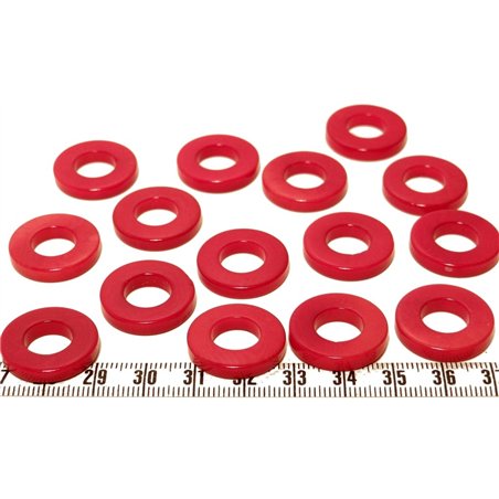 Tagua anneau  rouge