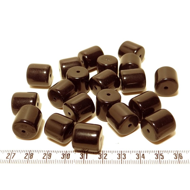 Tagua cylindre noir x1