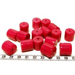 Tagua cylindre rouge