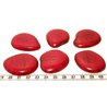Tagua lame marbrée grande rouge x1