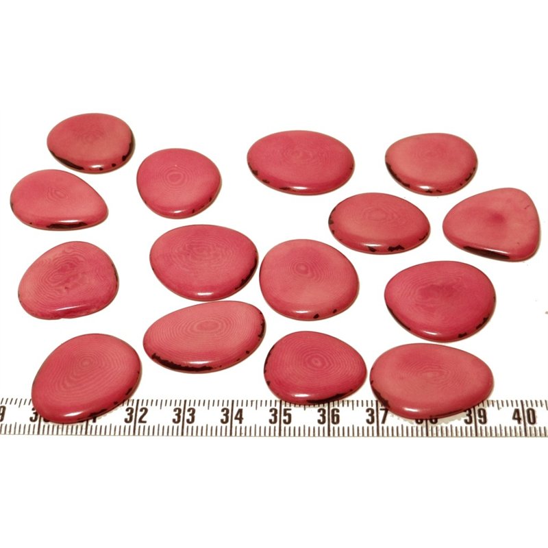 Tagua lame    petite rose