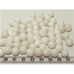 Tagua perle  9mm blanc