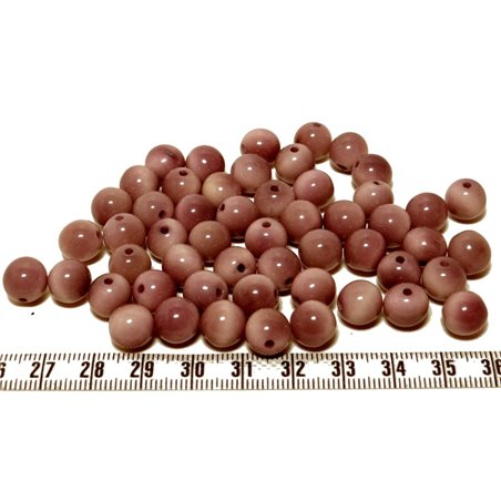 Tagua perle  9mm violet