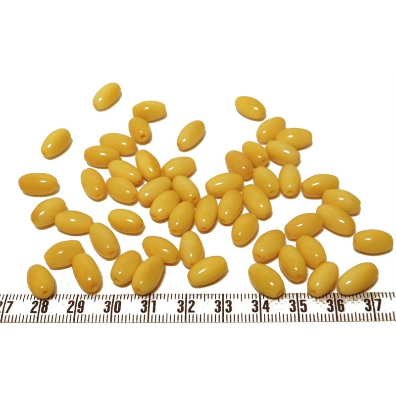 Tagua olive 12mm jaune