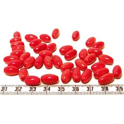 Tagua olive 12mm rouge