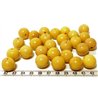 Tagua perle jaune 15mm  x1