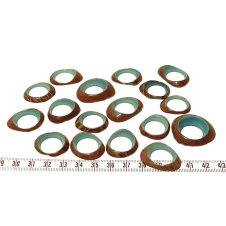 Tagua donut  petit bleu