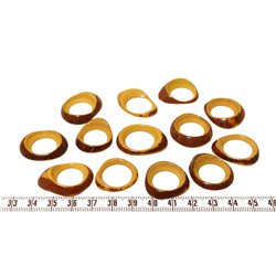 Tagua donut  petit jaune
