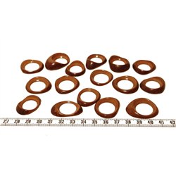 Tagua donut  petit marron