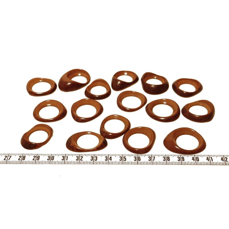 Tagua donut  petit marron