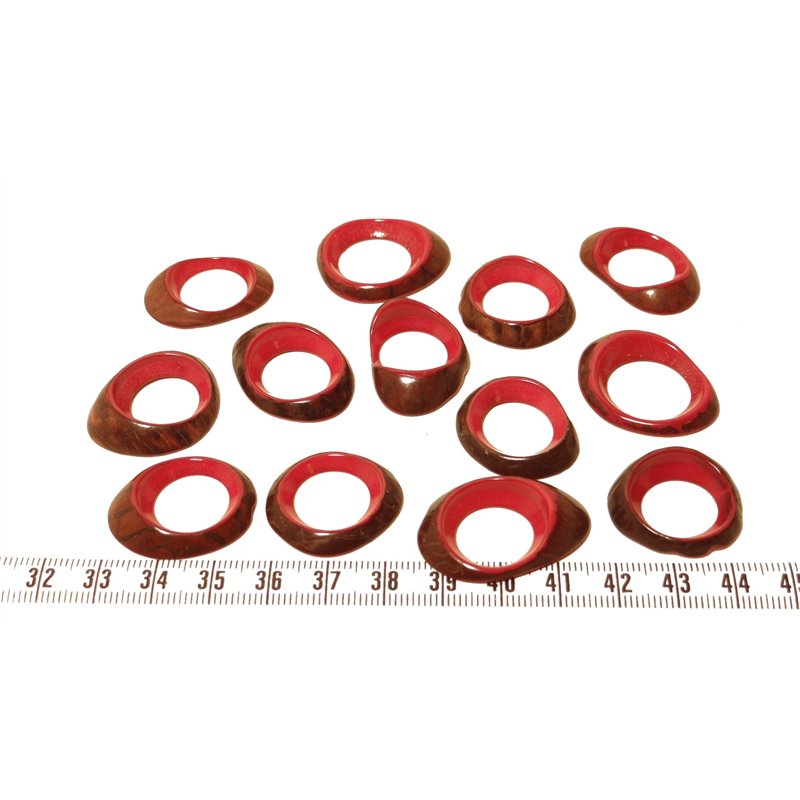Tagua donut petit orange x1